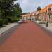 Straatbaksteen Rossum langformaat strak 24x8x6,5cm Amsterdams rood